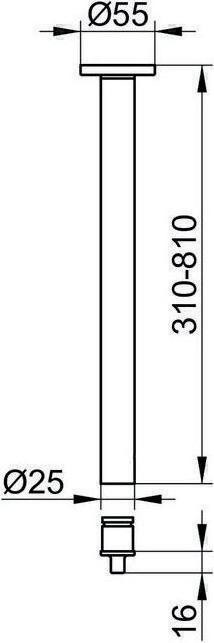 Immagine prodotto Keuco Sospensione a soffitto PLAN Set 300mm vc