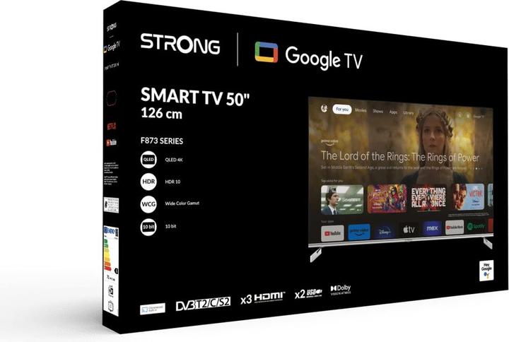 Image du produit Strong 50 pouces QLED Google TV sw (50", QLED, 4K)