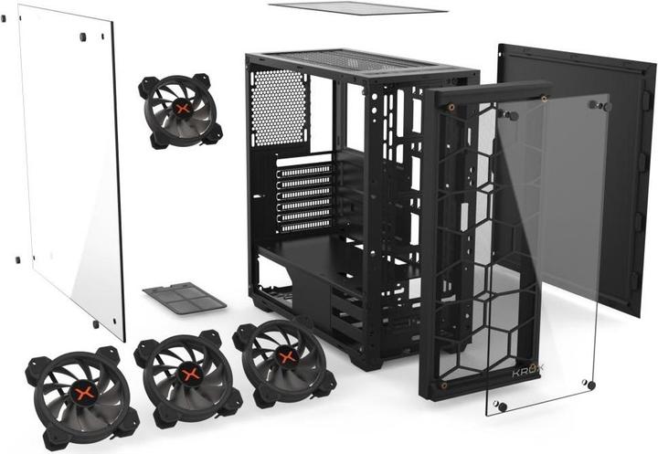 Actual product image Krux Leda (mATX, Mini-ITX)