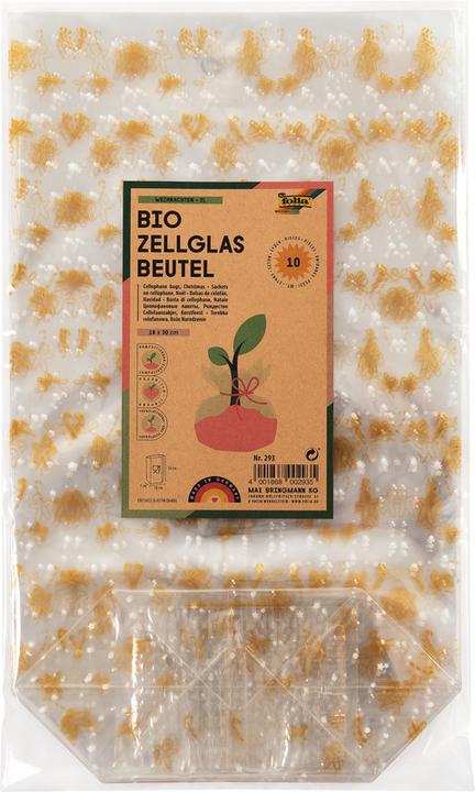 Image du produit Folia Sachets de cellophane avec impression de Noël (10 x)