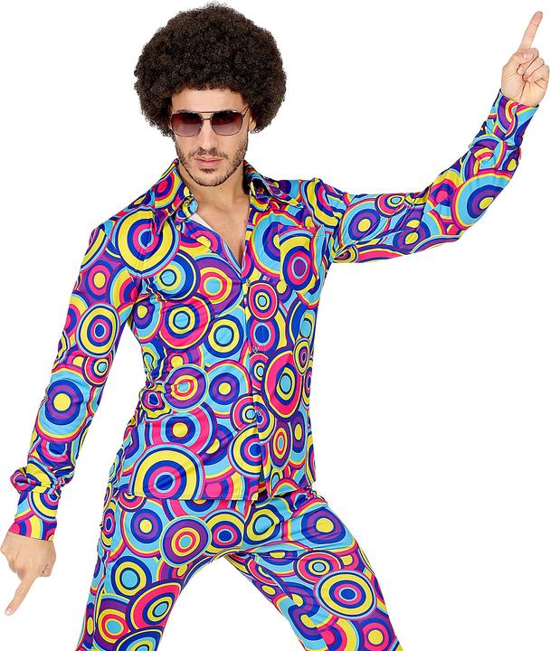 Image du produit Widmann Chemise Groovy 70s Bubbles (S/M)
