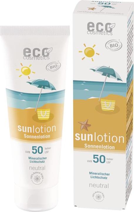 Eco Cosmetics Lotion solaire neutre SPF 50 (Lotion solaire, SPF 50)
