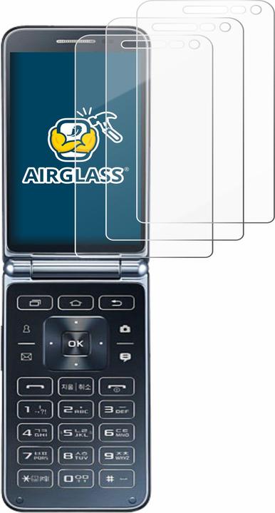 Produktbild BROTECT Schutzglas Schutzfolie Glas Folie Displayschutz klar (3 Stück, Samsung Galaxy Z Fold2)