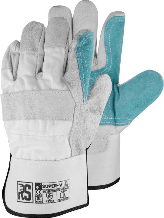 Image du produit RS Super V, cuir de vachette, gants de travail Docker, taille 10 (10)