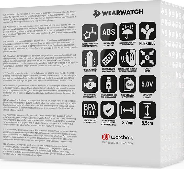 Produktbild Wearwatch Dual Pleasure Drahtlose Technologie Watchme Aquamarine / Jet Black
