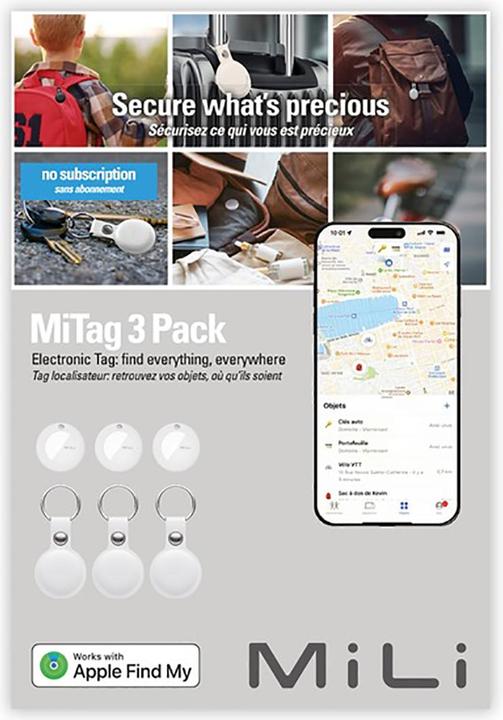 Immagine prodotto Mili MiTag (confezione da 3) (iOS, iPadOS)