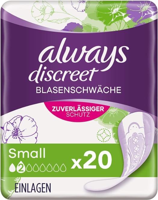 Actual product image Always Discreet (20 x, S)