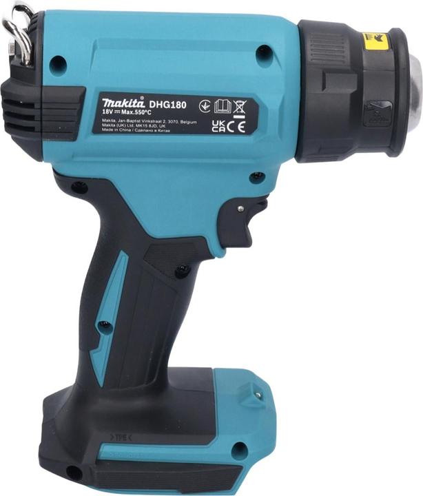 Image du produit Makita DHG 180 M1 Pistolet à air chaud sans fil 18 V 550 °C + 1x batterie 4,0 Ah - sans chargeur