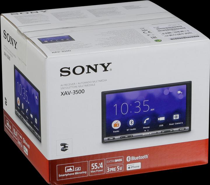 Actual product image Sony XAV-3500 (Android car)