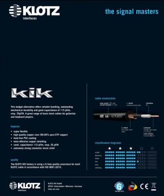 Image du produit Klotz KIK 6.0 PPSW (6 m)