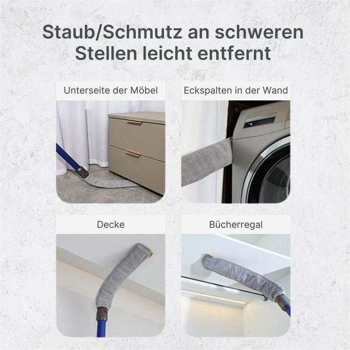 Produktbild Hermex Mikrofasertuch Staubwedel Reinigungstuch Aufsatz für Dyson Staubsauger