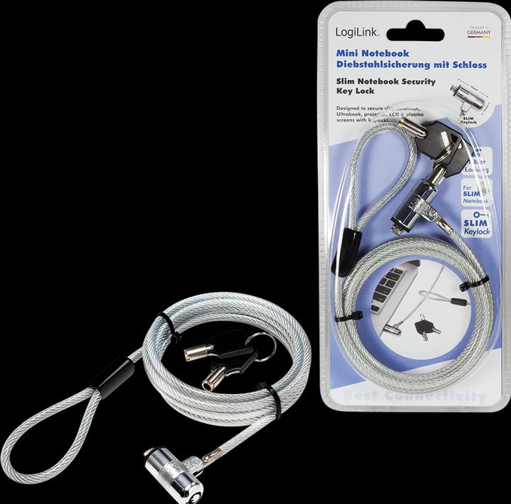 Actual product image LogiLink Notebook anti-theft device with combination lock