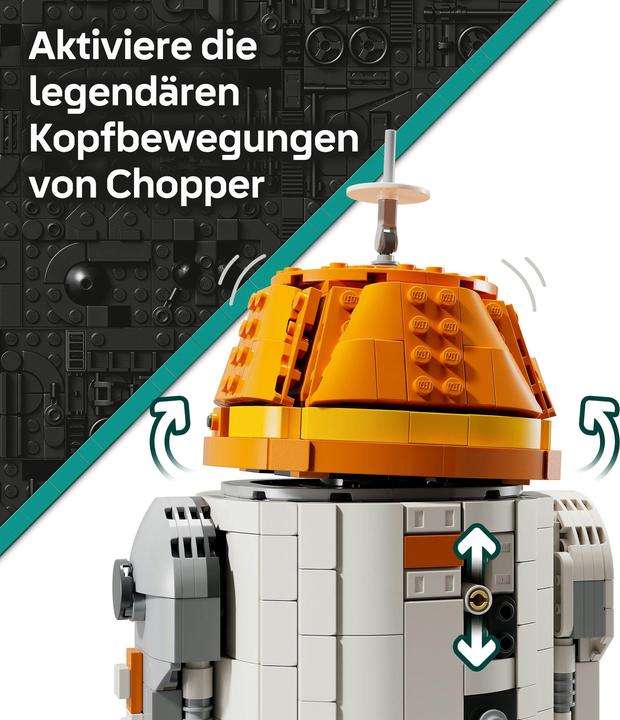 Image du produit LEGO Droïde astromécano Chopper (C1-10P) (75416, LEGO Star Wars)