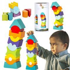 Cubika Torre impilabile in legno flessibile grande