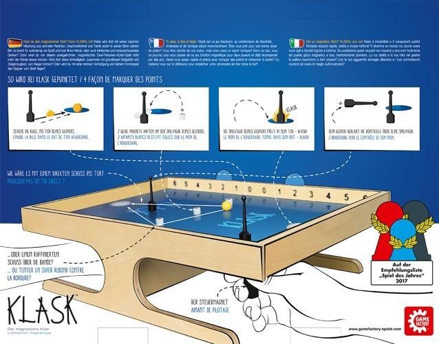 Immagine prodotto Game Factory Klask (versione internazionale) (Tedesco, Francese, Italiano)