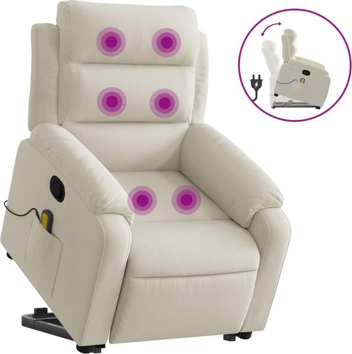 Produktbild VidaXL Massagesessel mit Aufstehhilfe Samt