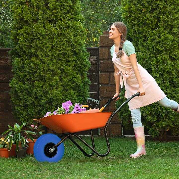 Produktbild Relaxdays 2x Schubkarrenrad