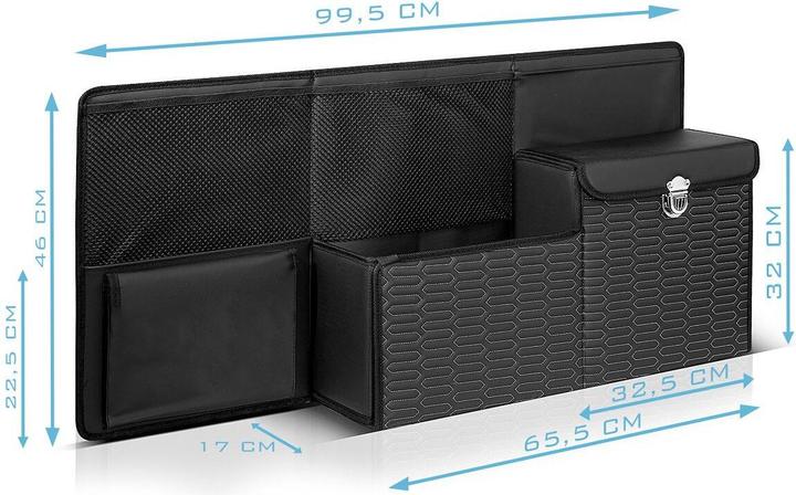 Image du produit Stahlwerk Organisateur De Coffre To-995 St Organisateur De Voiture Différents Compartiments