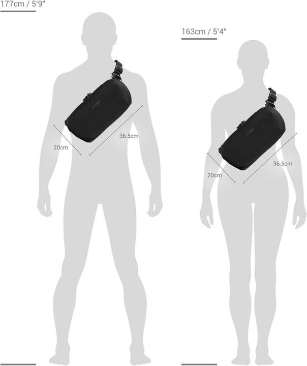 Actual product image Pacsafe Metrosafe X urban sling
