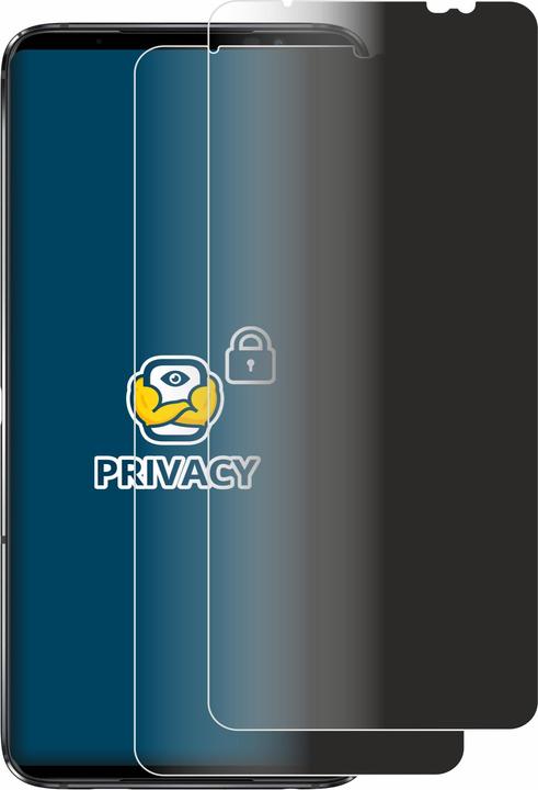 Actual product image BROTECT Anti-spy privacy film Blue light protection film (2 Piece, Asus ROG Phone 6)