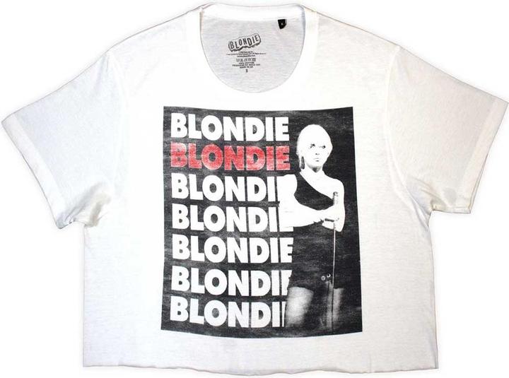 Blondie Stacked Logo Crop Top (Girlie)