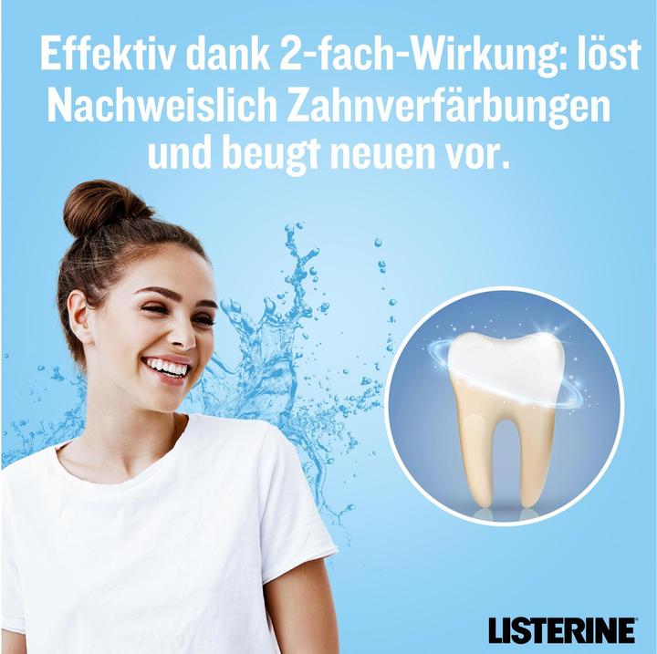 Image du produit Listerine Advanced White Doux (500 ml, Bains de bouche)