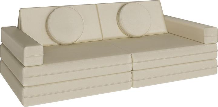 Produktbild tectake Spielsofa Lilly, 8-teilig, mit Schlaffunktion (Kindersofa)