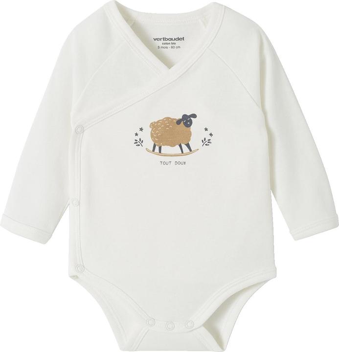Produktbild Vertbaudet 5er-Pack Baby Wickelbodys aus Bio-Baumwolle Oeko-Tex (74)