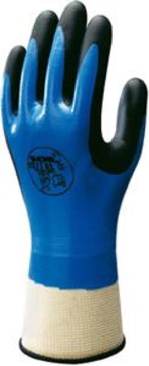 Actual product image Showa 377, foam coated nitrile glove, 7 (M)