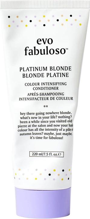 Actual product image Evo Fabuloso Platinum Blonde Colour Boosting Treatment (220 ml)