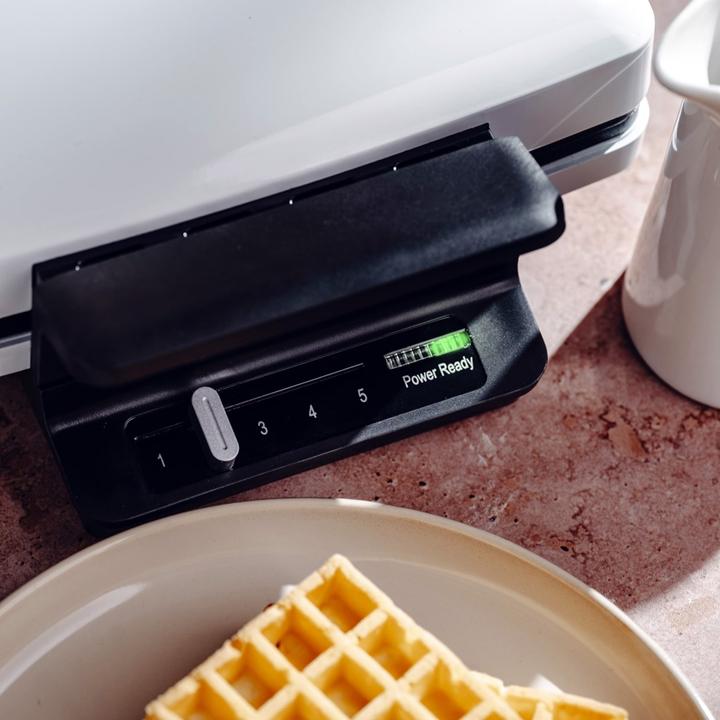 Image du produit Adler Gaufrier Toster | AD 3085 | 1200 W | Nombre de pâtes 2 | Gaufre | Blanc (Prise UE)