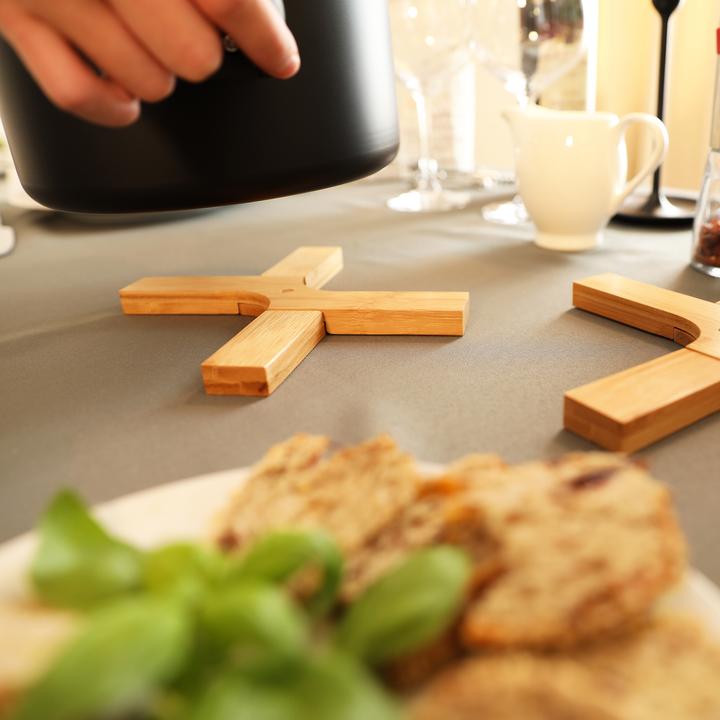 Actual product image Relaxdays Coaster set (2 x, Pan coaster)