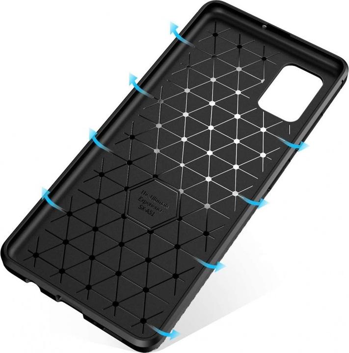 Produktbild Screenguard Samsung Galaxy A02s Hülle Carbon Design TPU Case (Samsung Galaxy A02s)