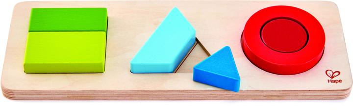 Actual product image Hape Geometry Puzzle (6 pieces)