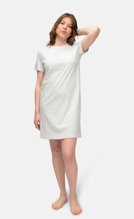 greenjama Sleepshirt mit Leinen-Anteil