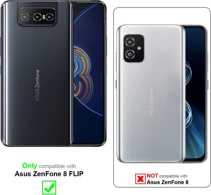 Immagine prodotto Cadorabo Custodia Flower Book (Asus Zenfone 8 Flip)