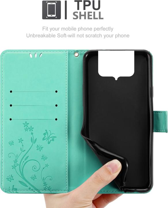 Immagine prodotto Cadorabo Custodia Flower Book (Asus Zenfone 8 Flip)