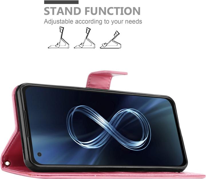 Image du produit Cadorabo Housse Flower Book (Asus Zenfone 8)