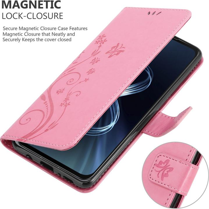 Image du produit Cadorabo Housse Flower Book (Asus Zenfone 8)