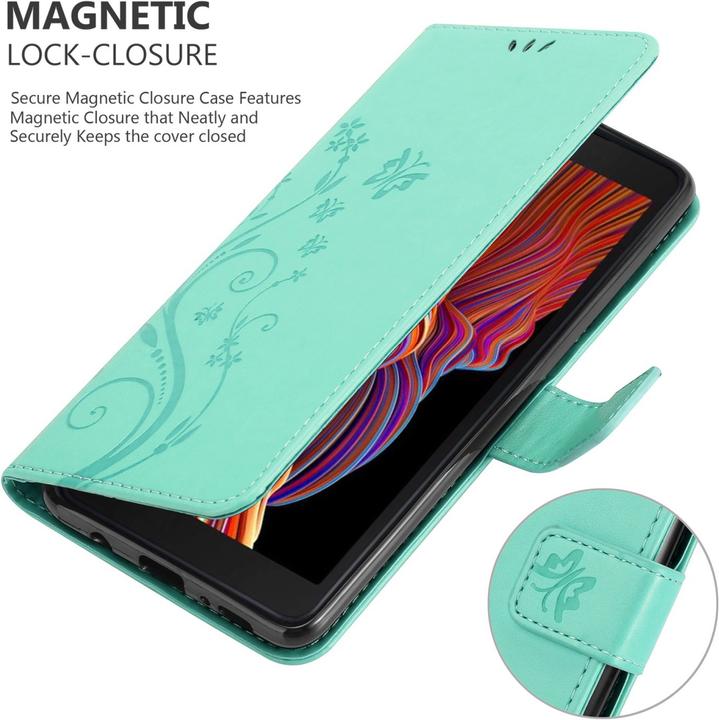 Actual product image Cadorabo Case Flower Book (Samsung Galaxy Xcover 5)