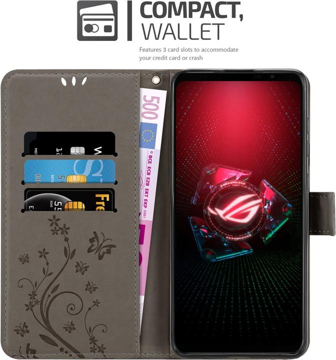 Immagine prodotto Cadorabo Custodia Flower Book (Asus ROG Phone 5)