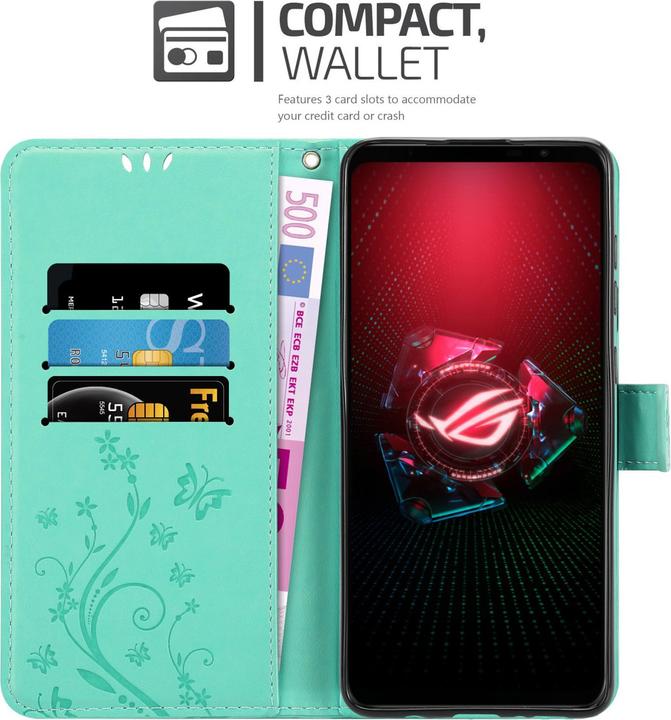 Immagine prodotto Cadorabo Custodia Flower Book (Asus ROG Phone 5)