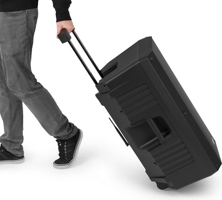 Produktbild speaker - Vonyx VSA700 - Trolley speaker met Bluetooth en 2 draadloze microfoons - 1000W (Aktiv)