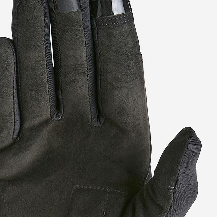 Actual product image Rockrider Fahrrad Handschuhe atmungsaktiv schwarz (S)
