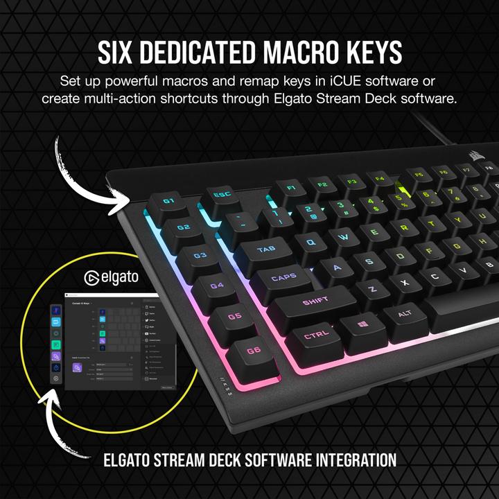Actual product image Corsair K55 Pro XT (DE, Cable)