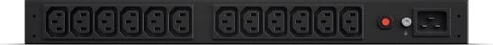 Actual product image Cyberpower BASIC PDU20BHVIEC12R 230V/16A 1U12x IEC-320 Output