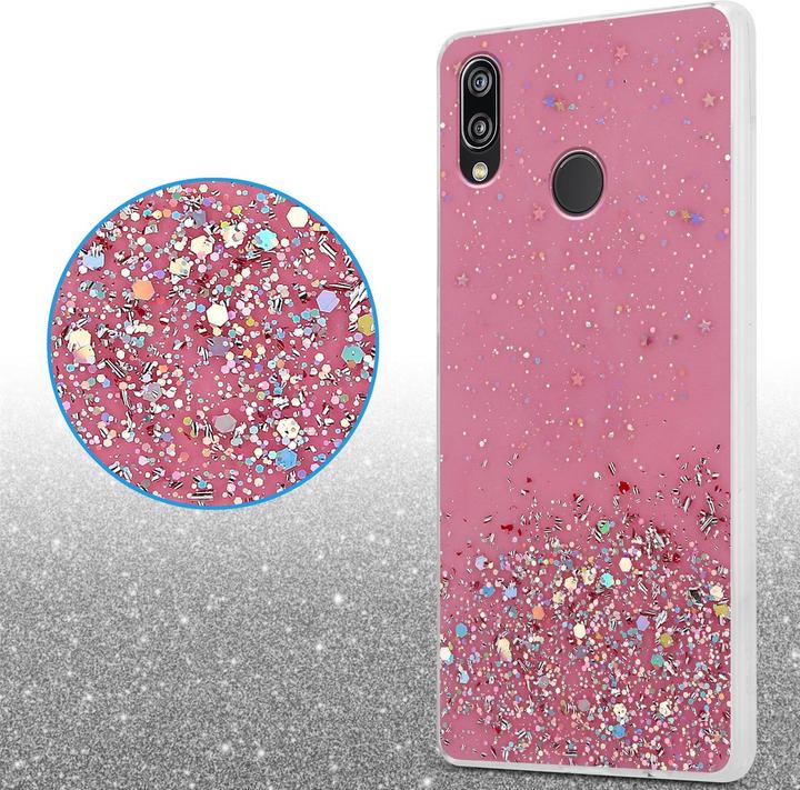 Image du produit Cadorabo Couverture TPU paillettes scintillantes (Huawei Nova 3E)