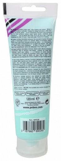 Immagine prodotto Pebeo Decocrème Colore acrilica opaco (Verde acqua, 120 ml)