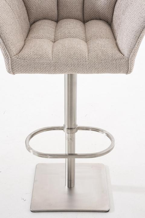 Image du produit CLP Tabouret de bar Damaso E tissu, ivoire