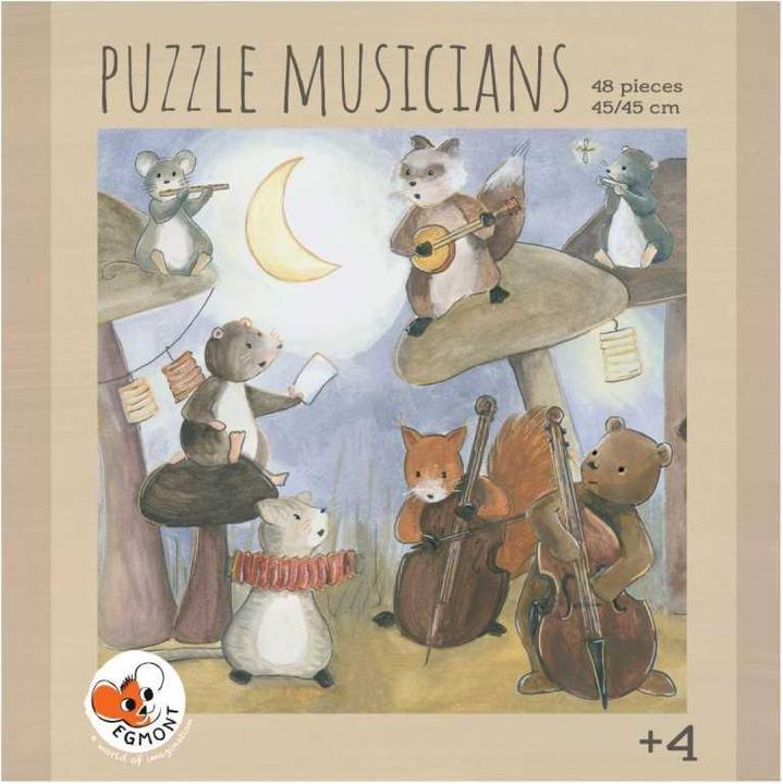 Actual product image Egmont Cardboard Musicians Puzzle 48 pieces (48 pieces)